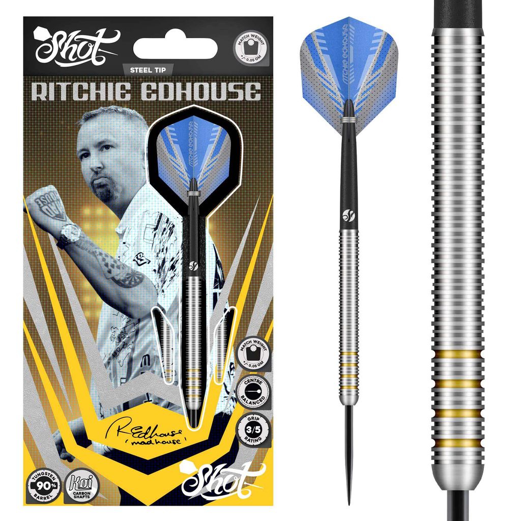 Shot Ritchie Edhouse Core 90% Tungsten Barrels - Aussie Dart Supplies Online