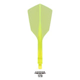 Condor AXE 120 Narrow Moulded Flights Neon Yellow