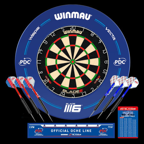 PDC Dartboard and Surround Set