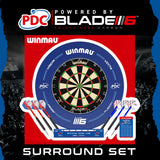 PDC Dartboard and Surround Set