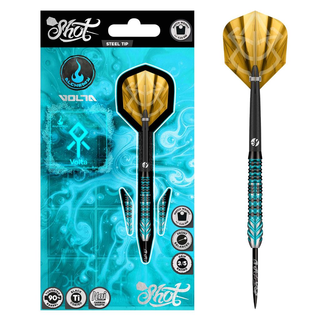 Shot Alchemy Volta 90% Tungsten Barrels - Aussie Dart Supplies Online