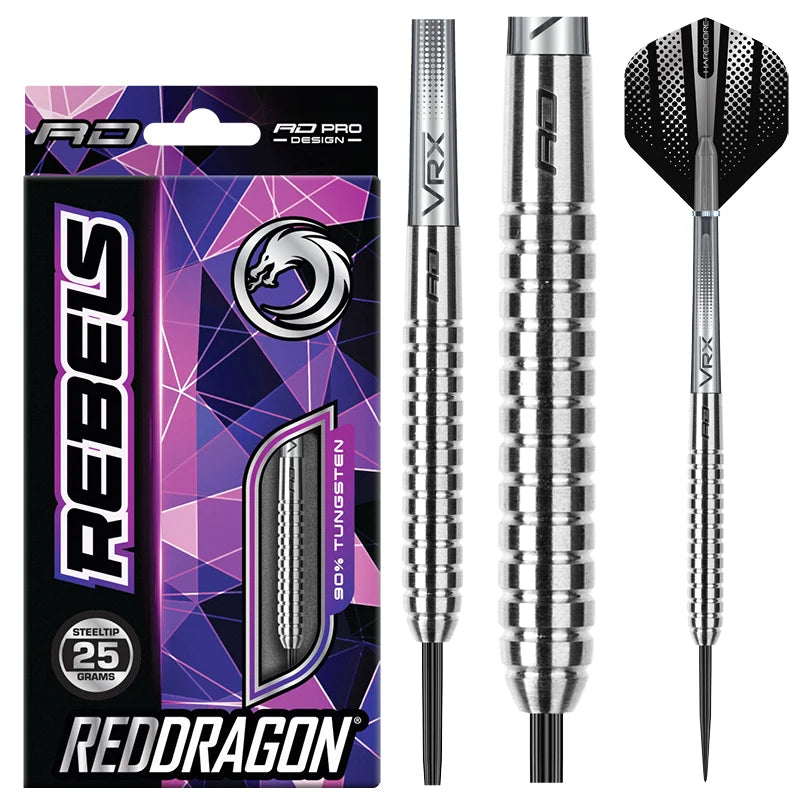 Red Dragon Rebel 2 90% Tungsten Darts Set - Aussie Dart Supplies Online