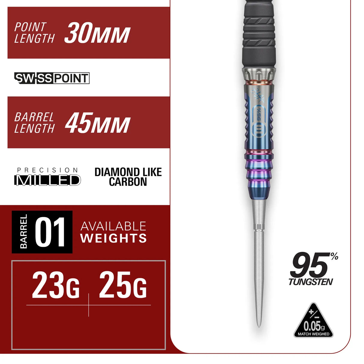 Rising Sun G10 SP 95% Tungsten