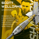 Target Scott Williams G2 90% Tungsten Swiss Point Darts Set.