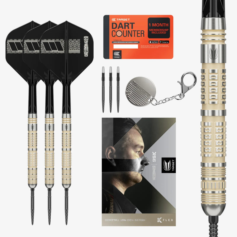 Target Dimitr Van Den Bergh 95K SP Swiss Points Darts Set
