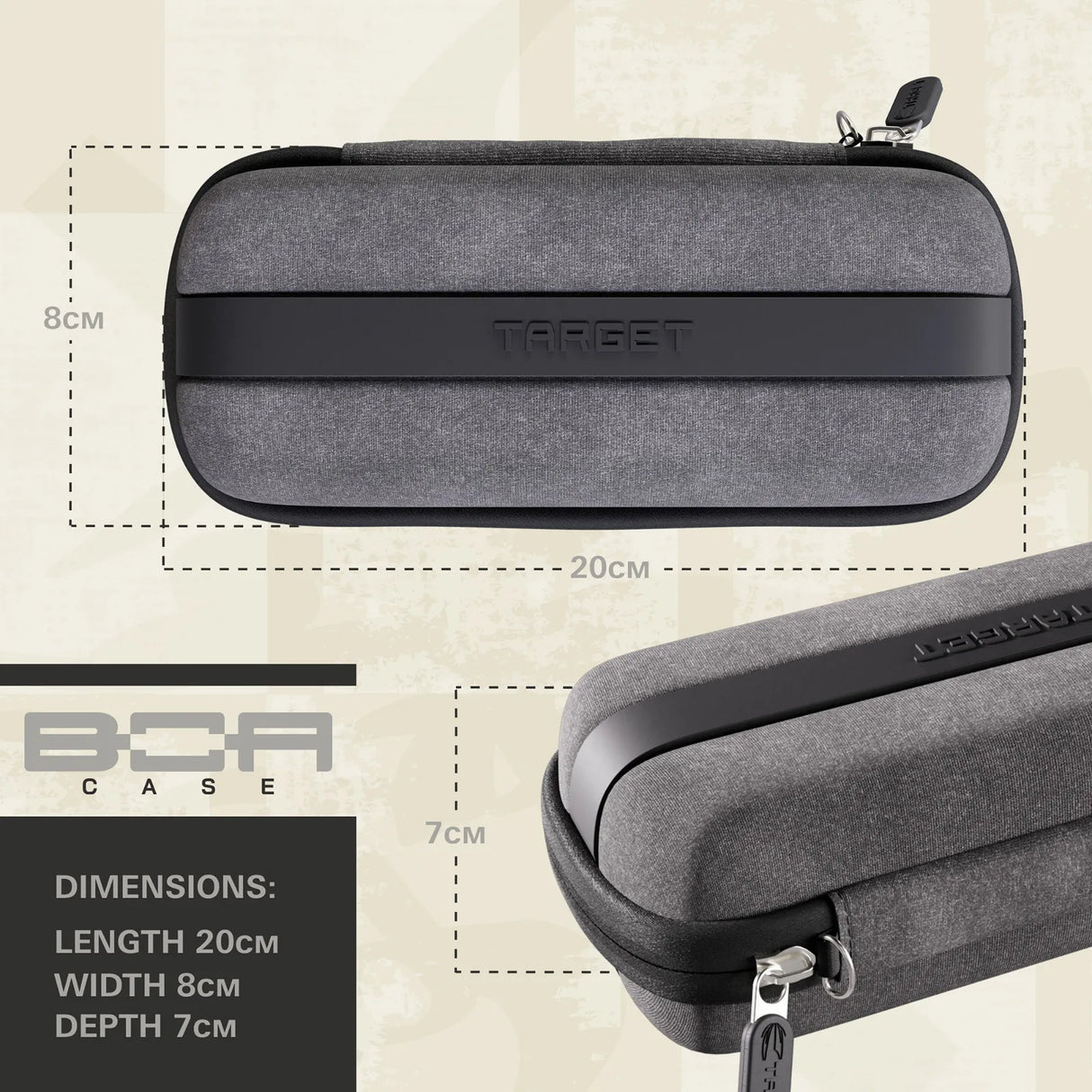 Target Darts Boa Case Grey Darts Wallet Dimensions