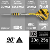 Target Buzz 03 90% Tungsten SP Darts Set
