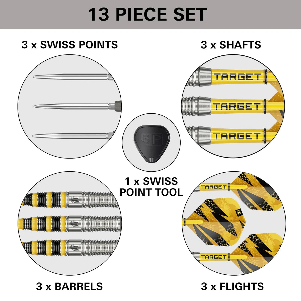 Target Buzz 03 90% Tungsten SP Darts Set