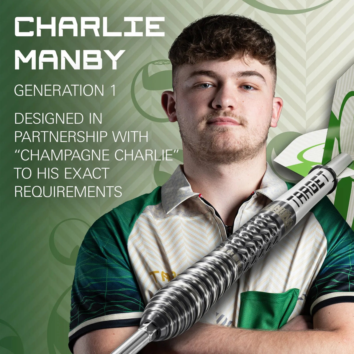 Target Charlie Manby 95% Tungsten Gen1 Darts Set