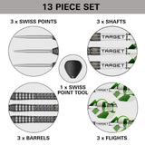 Target Charlie Manby 95% Tungsten Gen1 Darts Set