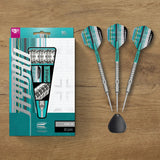 Target Hydra 01 90% Tungsten SP Steel Tip Darts.