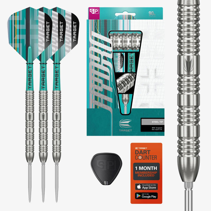 Target Hydra 02 90% Tungsten SP Steel Tip Darts