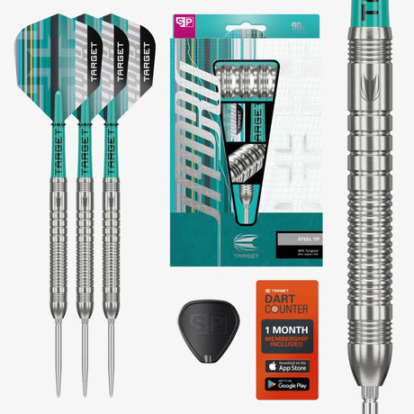 Target Hydro 03 90% Tungsten SP Steel Tip Darts Set