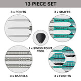 Target Hydro 03 90% Tungsten SP Steel Tip Darts Set