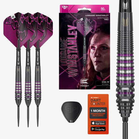Target Lorraine Winstanley Gen2 90% Tungsten SP Steel Tip Darts Set
