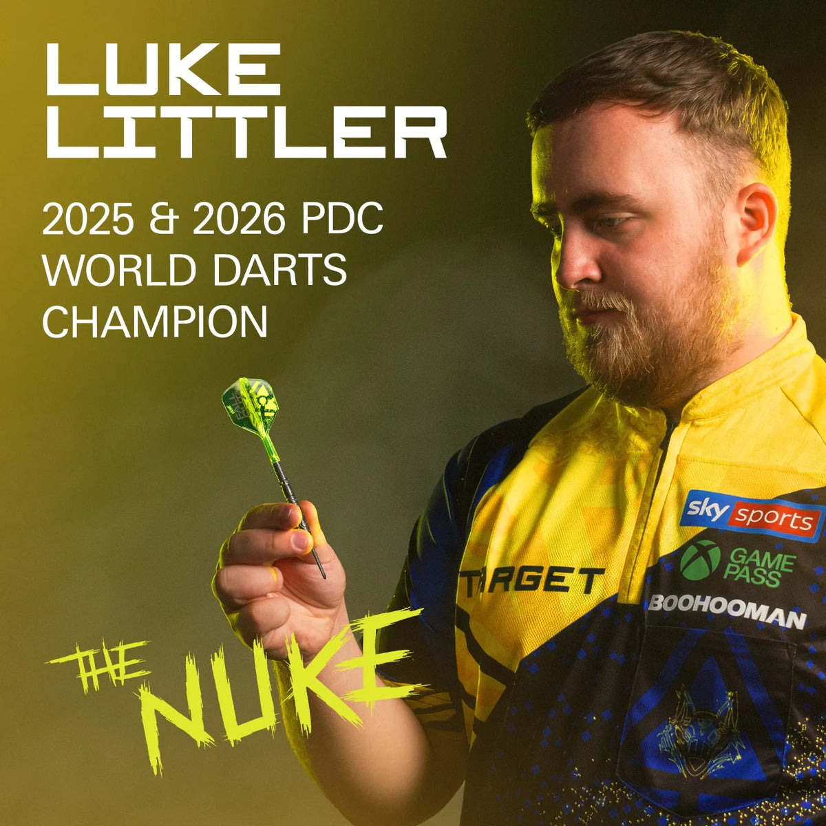 Target Luke Littler Fallout 90% Tungsten SP Darts Set - Aussie Dart Supplies Online