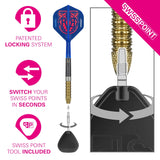 Target Raymond Van Barneeld RVB  Gen6 90% Tungsten SP Steel Tip Darts Set