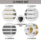 Target Redux 01 90% Tungsten SP Steel Tip Darts Set.