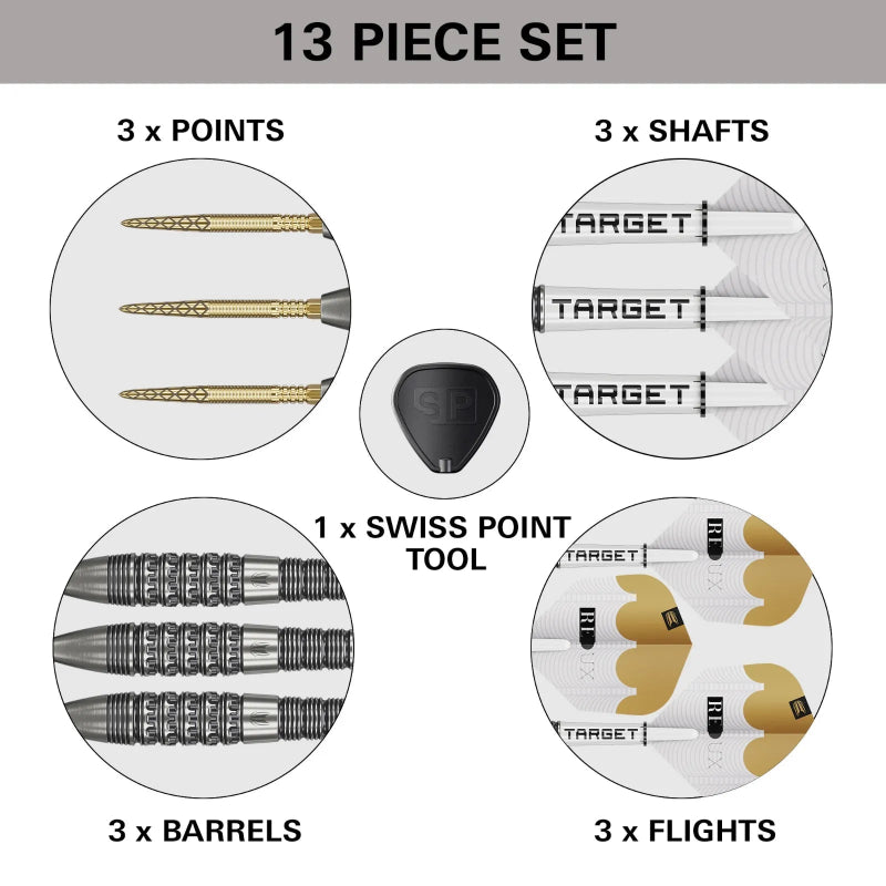 Target Redux 02 90% Tungsten SP Steel Tip Darts Set