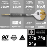 Target Redux SP 90% Tungsten Steel Tip Darts