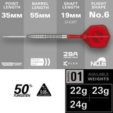 Target GROUP O 02 Steel Tip Darts - Aussie Dart Supplies Online