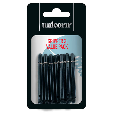 Unicorn Gripper 3 Value Pack Ring Grip Shafts - Black or White