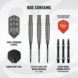 Goths Wulfaz Steel Tip Dart Set-90% Tungsten Barrels
