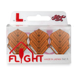 Shot L-Style EZ L1 Standard Shape Manu Orange Dart Flight Set