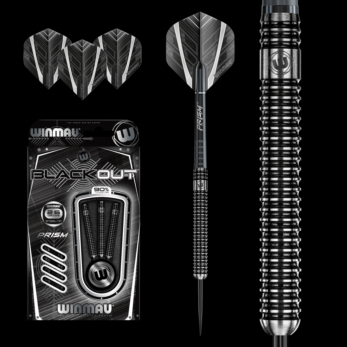 Winmau Blackout 90% Tungsten