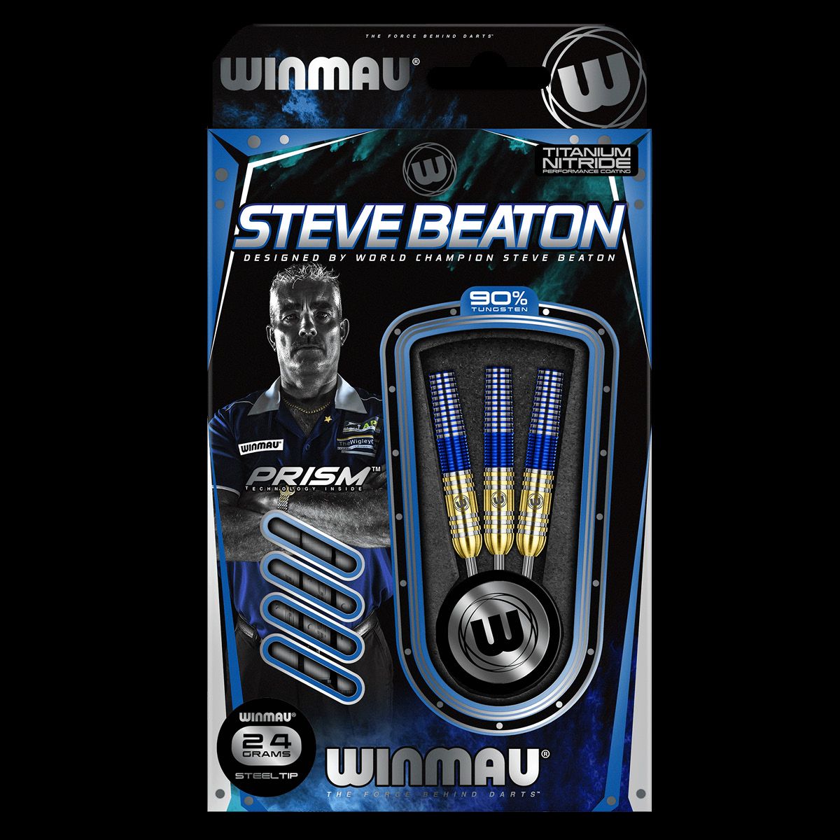 Steve Beaton Winmau 90% Tungsten Dart Set