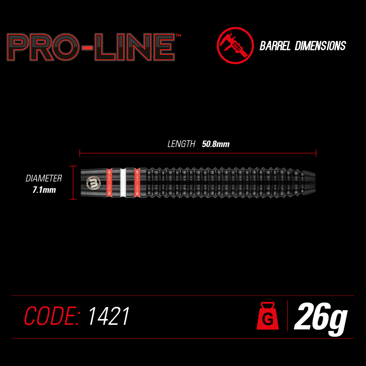 Pro-Line 90% Tungsten alloy Dart Set