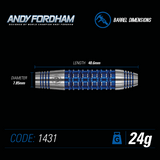 Andy Fordham 24 gram 90% Tungsten alloy