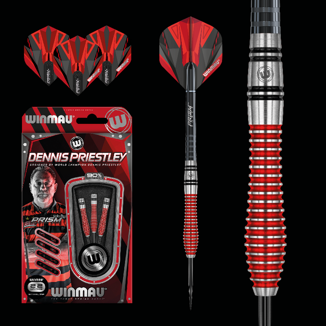 Dennis Priestley Special Edition 90% Tungsten Darts