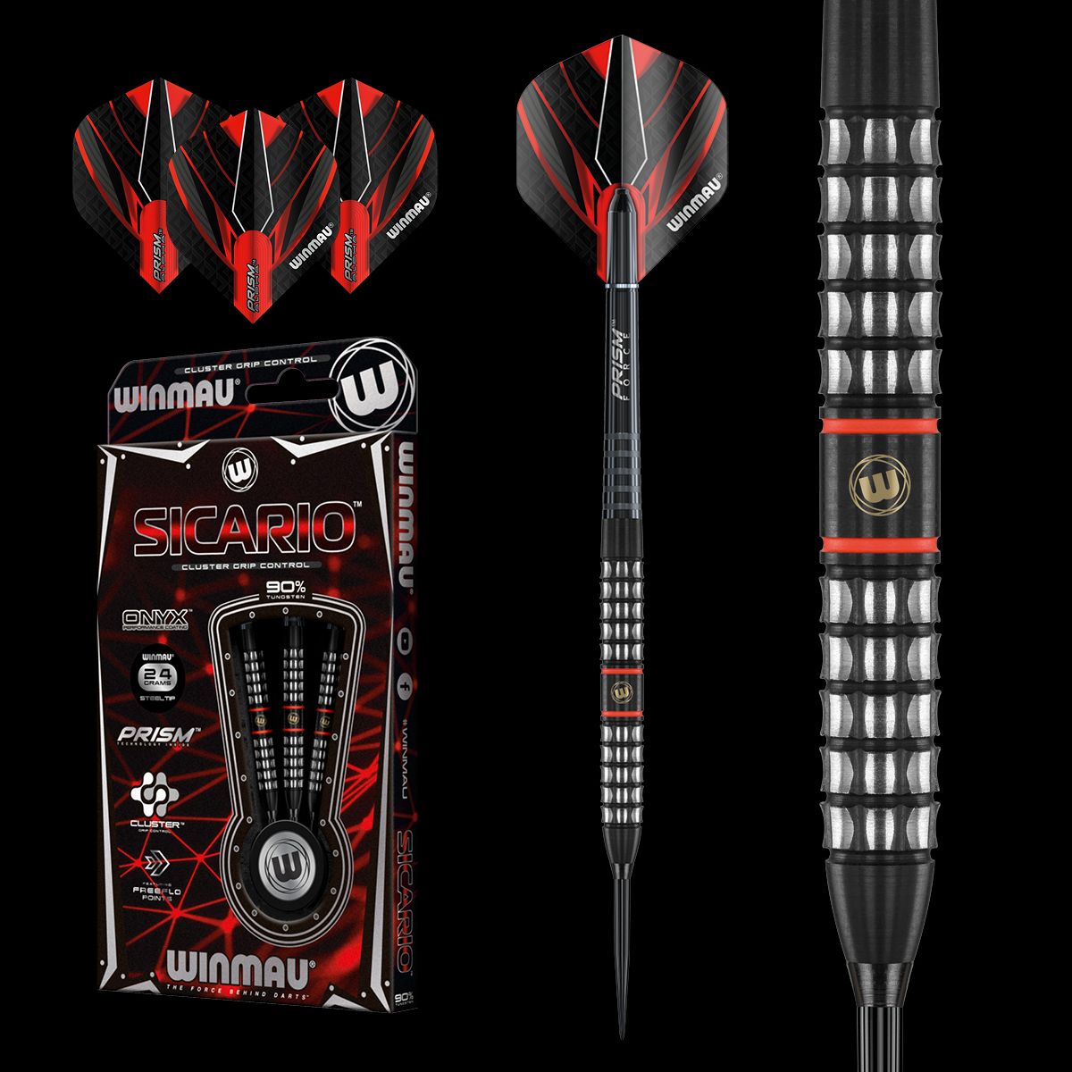 Winmau - Sicario 90% Tungsten Alloy Steel Tip
