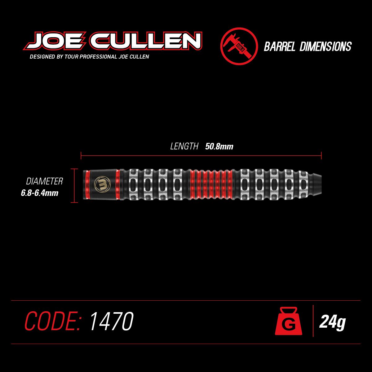 Joe Cullen S.E. 90% Tungsten alloy