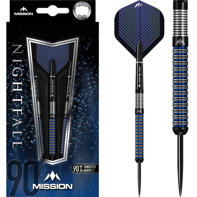 Mission Nightfall Darts Steel Tip M1 Straight Ring