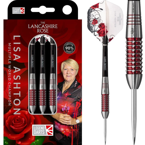 Legend Darts Lisa Ashton The Lancashire Rose 90% Tungsten