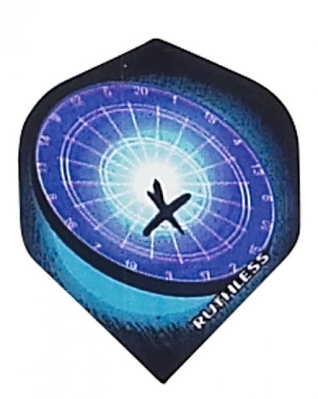 Ruthless Blue Dart Board Standard Heavy Duty Flights