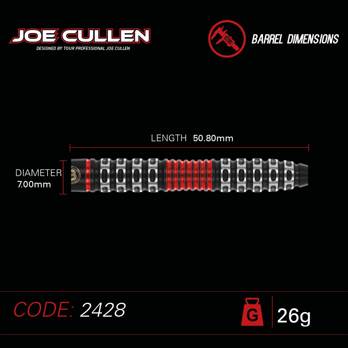 Joe Cullen S.E. 90% Tungsten alloy