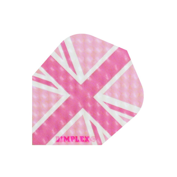 Dimplex Std Flights - Pink Union Jack