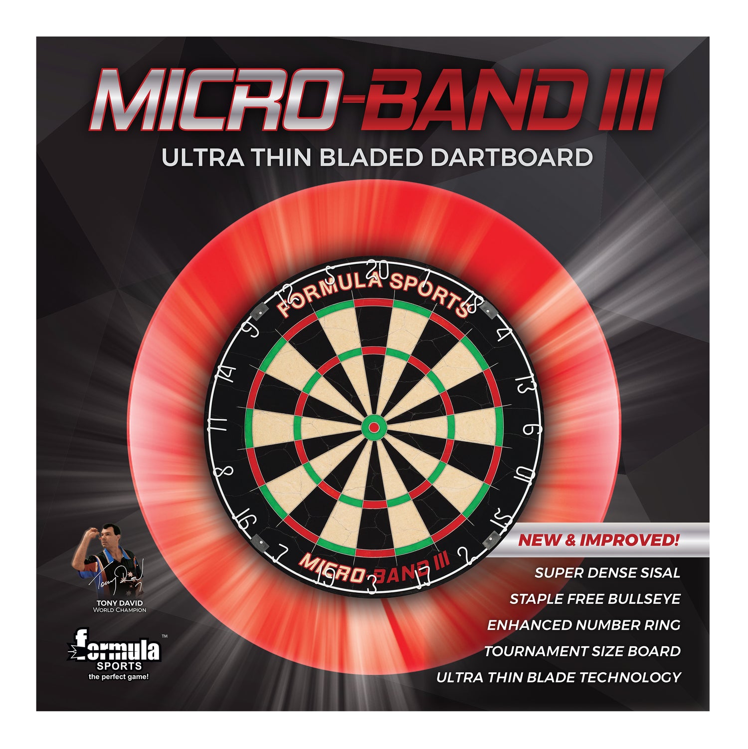 Formula Microband 3 Bladed Dartboard