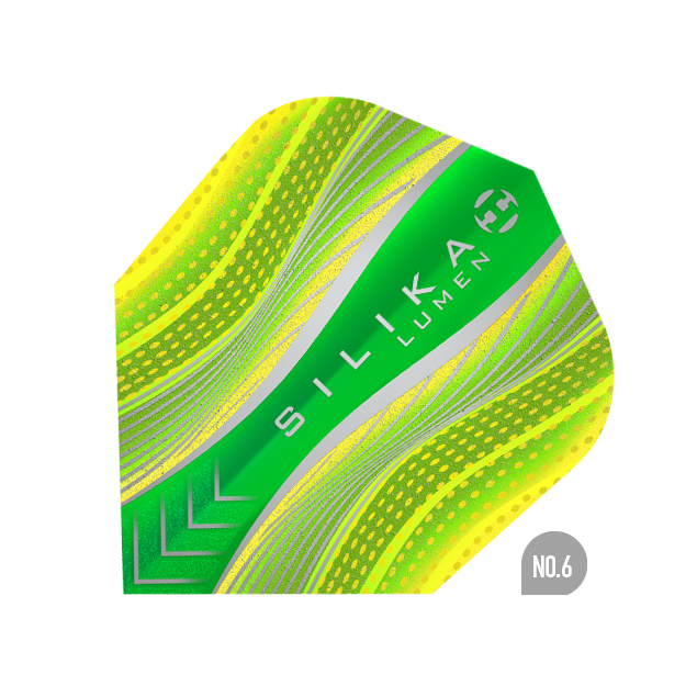 Harrows Silika Lumen No6 Std Flights - Assorted Colours