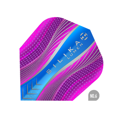 Harrows Silika Lumen No6 Std Flights - Assorted Colours