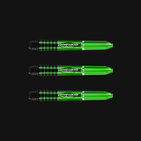 Winmau Prism Force Short 35mm Green Shafts