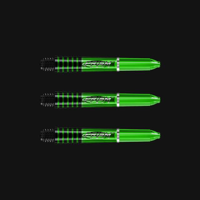 Winmau Prism Force Short 35mm Green Shafts