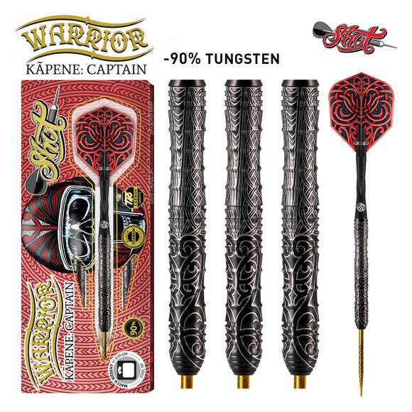 Warrior Kapene Steel Tip Dart Set-90% Tungsten