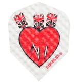 Dimplex Std Flights - Darts in Heart