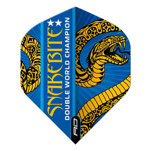 Snakebite Hardcore Ionic Blue & Gold Standard Flights