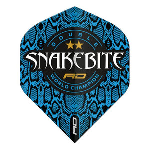 Snakebite Hardcore Ionic Blue Logo Standard Flights