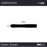 Gerwen Price Iceman Contour 90% Tungsten Alloy